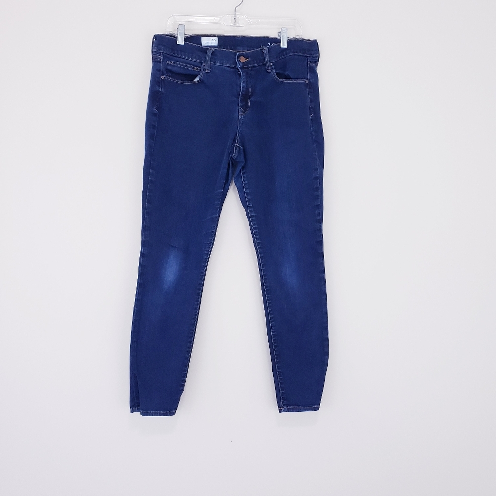 Gap Legging Jean Size 32 Regular Dark Wash Stretch Skinny
